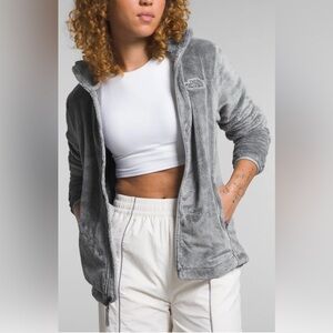 North Face Osito Zip Fleece Jacket Gray Full Zip Women’s Size S